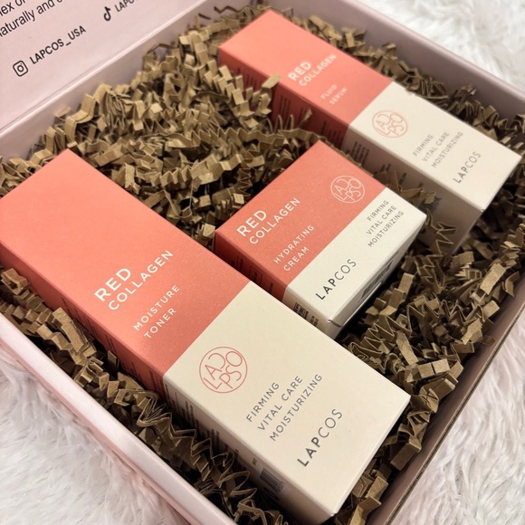 LAPCOS | Red Vegan Collagen 3-Step Set NEW IN BOX - Picture 10 of 12